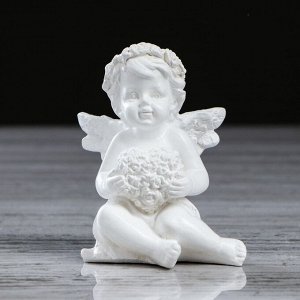 Статуэтка "Ангел с сердцем", 8 см, микс