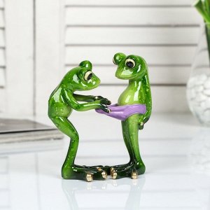 Фигурка полистоун лак «Лягушата: Давай знакомиться», 14x11x6.5 см