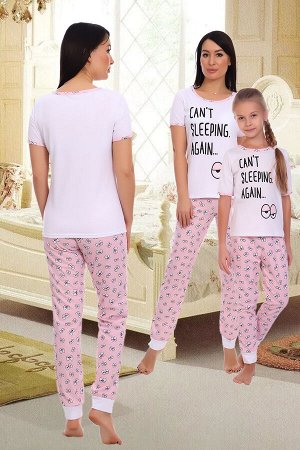 Пижама Может быть парой детской пижаме Соня; продается отдельно

ТКАНЬ: кулирка

СОСТАВ: 100% хлопок