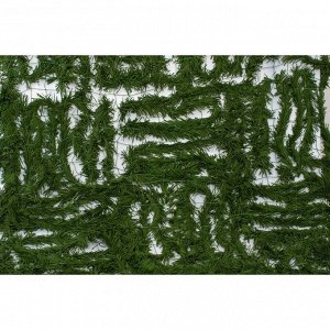 Маскировочная сеть «Папоротник», 1,5 ? 2 м на сетевой основе, трава, светло-зелёная