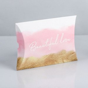 Коробка складная фигурная «Beautiful love», 11 x 8 x 2 см