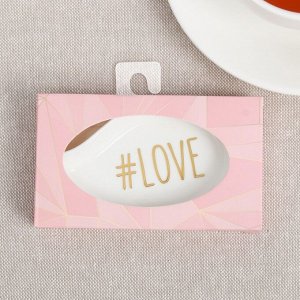 Подставка под чайные пакетики LOVE, 7x10 см