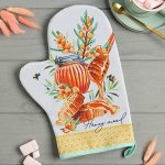 Варежка-прихватка &quot;Honey mood &quot; 20х28см,35% х/л,65% п/э,ватин 250г/м2   4665424