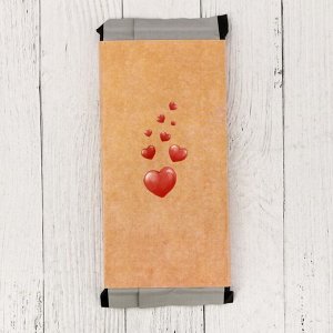 Обёртка для шоколада «Влюбленный зайки» 18.2 ? 15.5 см