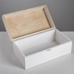 Ящик деревянный подарочный «Люблю», 35 ? 20 ? 15 см