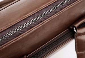 Сумка Классический мужской портфель.
Материал: высококачественная  экокожа
Размер: 38х5х28 см
Цвет: см. фото