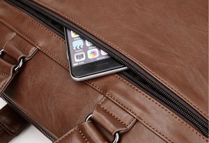 Сумка Классический мужской портфель.
Материал: высококачественная  экокожа
Размер: 38х5х28 см
Цвет: см. фото