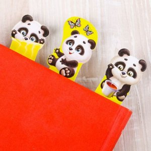 Набор фигурных закладок "Возьми себе панду!", 5 шт