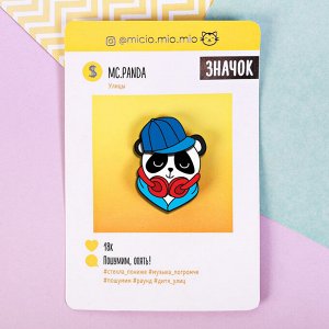 Значок «Mc. Panda». 8 х 12 см