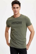 Печатных Slim Fit T-shirt