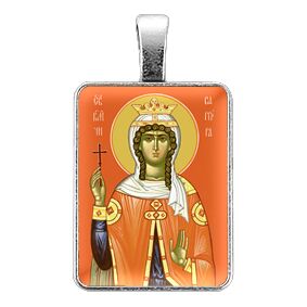 ALE318 Нательная иконка Святая великомученица Варвара