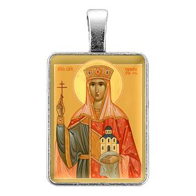 ALE322 Нательная иконка Святая царица Тамара