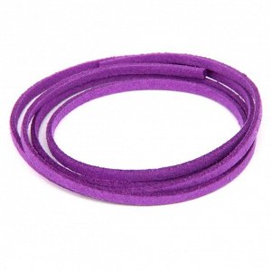 SHZ1068 Замшевый шнурок для амулета, цвет фиолетовый