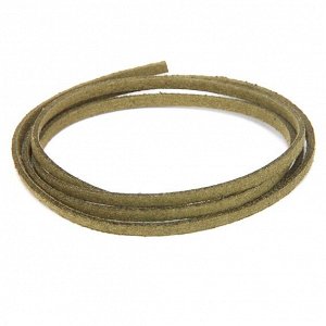 SHZ1137 Замшевый шнурок для амулета, цвет зелёный хаки