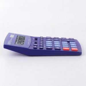 Калькулятор STAFF настольный STF-888-12-BU, 12 разрядов, двойное питание, СИНИЙ, 200х150 мм, 250455