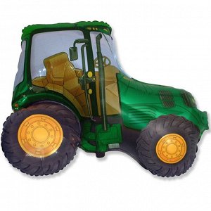 Фольга шар Трактор зеленый 37"/92,5 см 1 шт Испания