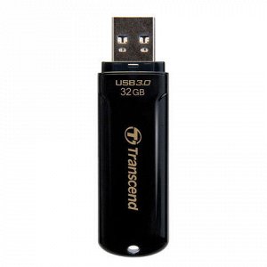 Флэш-диск 32 GB, TRANSCEND Jetflash 700, USB 3.0, черный, TS32GJF700