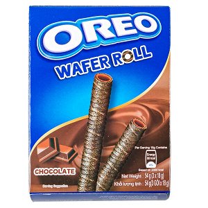 Печенье Орео WAFER ROLL CHOCOLATE 54 г 1уп.х 20 шт.