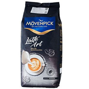 кофе MOVENPICK Latte Art 1 кг зерно 1 уп.х 4 шт.
