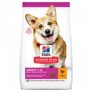 Hill's SP Canine Adult S&M д/соб декор.пород Курица 1,5кг