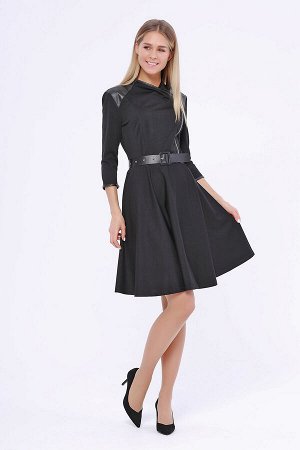 #90070 Платье Черный