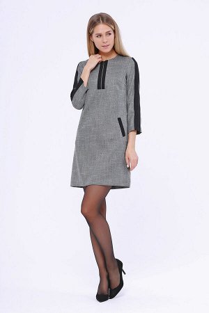 #90054 Платье Серый