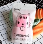 Мягкая глина soft clay Котик розовая