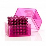 5 мм магнитный конструктор Неокуб Buckyball розовый
