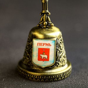 Колокольчик в форме герба «Пермь. Пермяк солёные уши»