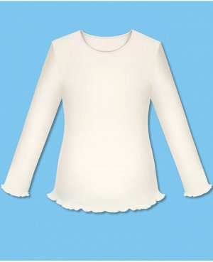 Школьная молочная блузка для девочки Цвет: молочный