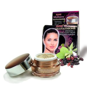 Антивозрастной крем для лица с глутатионом и шелковицей mulberry and glutathione whitening and anti-aging cream isme