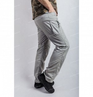 Pants UTL light, 92%cotton 8%polyester grey