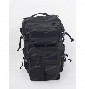 Рюкзак тактический с карманами спереди CH-068, black