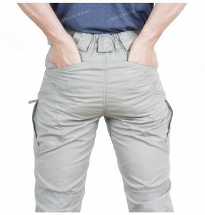 Pants UTL light, 92%cotton 8%polyester grey