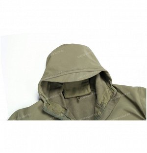 Куртка Shark Skin Soft Shell на толстом флисе, MTP-camo