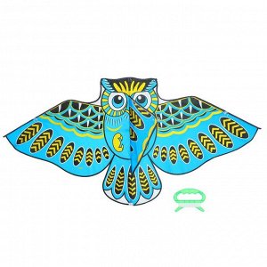 Воздушный змей «Сова», с леской, цвета МИКС