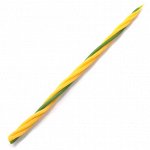 SVM7-13 Скрутка из 4-х свечей Мир в семье, 100% воск, 21см, 3 жёлт., 1 зелён.
