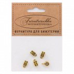 FUL0021G &quot;Фурниторочка&quot; 5 бейлов 5х10мм, отверстие d.2мм, цвет золот.