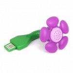USB011 USB-ароматизатор &quot;Цветок&quot;, цвет сиреневый