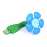 USB012 USB-ароматизатор &quot;Цветок&quot;, цвет голубой