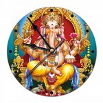 MCH006 Часы настенные Ганеш 20см, пластик