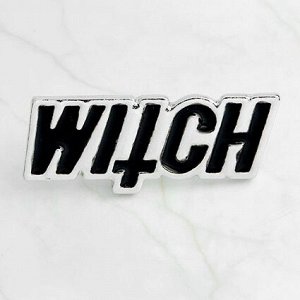 ZN004 Значок Witch (Ведьма), металл, эмаль 32х13мм