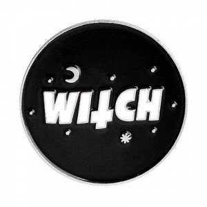 ZN016 Значок Witch (Ведьма), металл, эмаль 25мм