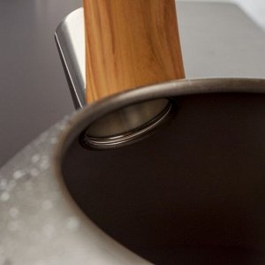 Чайник со свистком 2,7 л Stone серый, ручка soft-touch, индукция