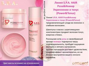 КОНЦЕПТ Шампунь для волос Роза&Инжир Укрепление и тонус (Power&Tonus shampoo), 250 мл