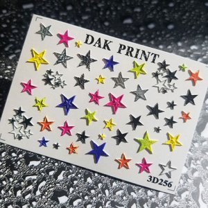 Dak Print - 3D Слайдер-дизайн для ногтей