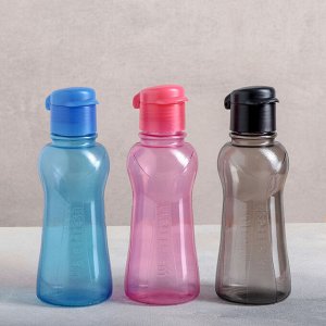 Бутылка для воды 450 мл, цвет МИКС