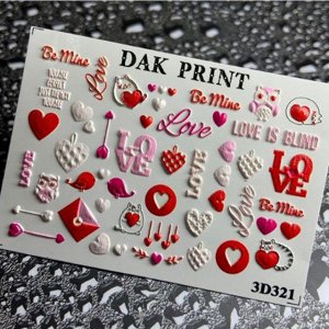 Dak Print - 3D Слайдер-дизайн для ногтей