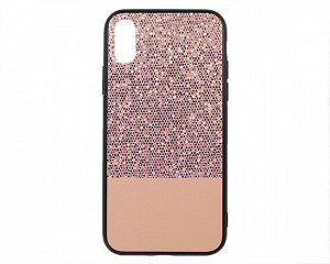 Чехол iPhone X/XS Bling (розовый)