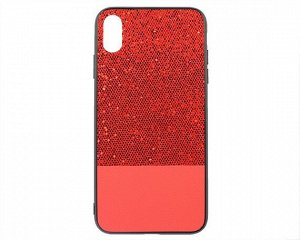 Чехол iPhone XS Max Bling (красный)